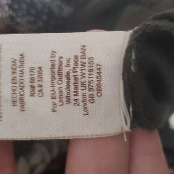 Free People Stealing Fire Floral Boho Henley Dress Size Medium - Picture 9 of 12